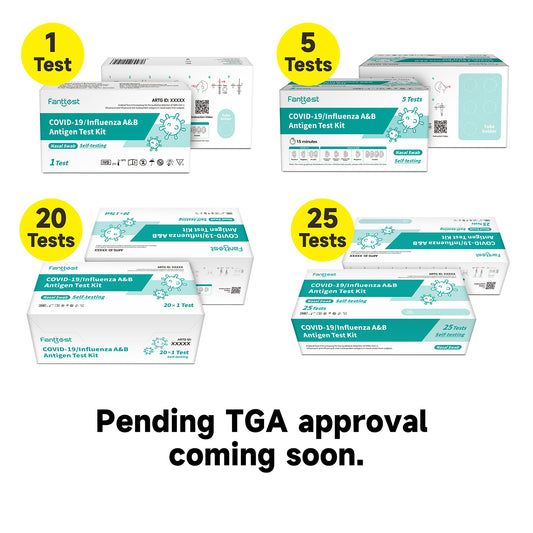 Fanttest Covid-19 / Influenza A & B Antigen Test Kit 1/5 Test