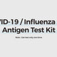 Diagfest Covid-19 / Influenza A & B Antigen Test Kit 1/5/20/25 Pack